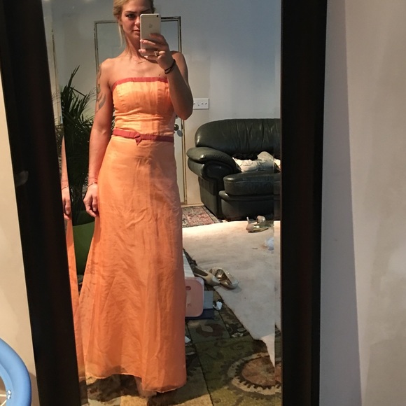 Coral Nicole Miller dress
