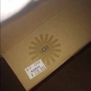 Black, short, sheep fur UGG boots