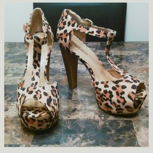 Cheetah print heels