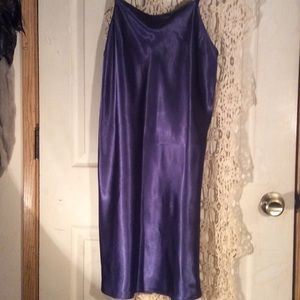Gorgeous deep purple satin nighty