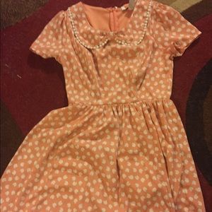 Vintage Apple dress modcloth collar