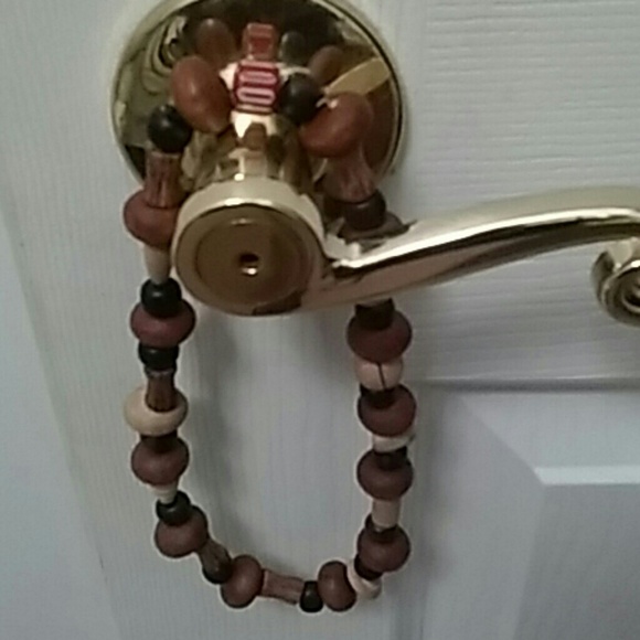 Vintage Brown Wood Beaded Necklace