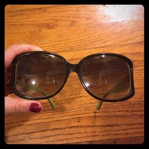 Kate spade tortoise oversize sunglasses