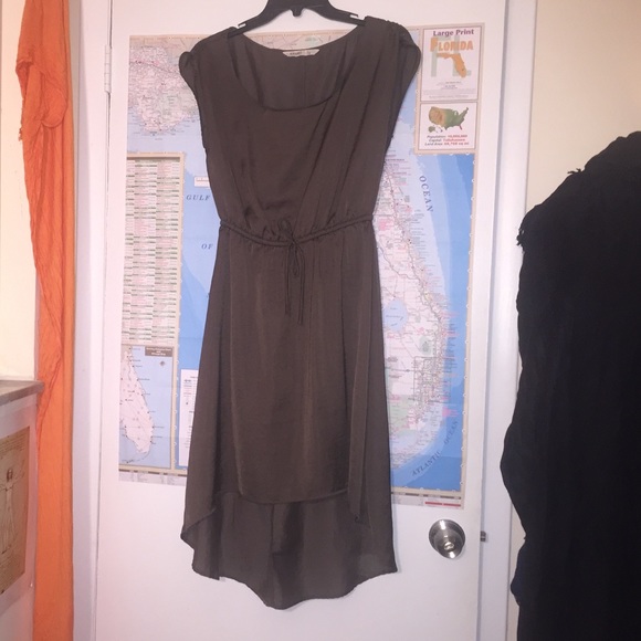 OLD NAVY MIDI BROWN DRESS - Picture 1 of 4