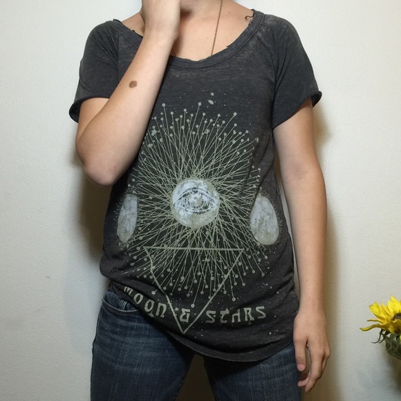 CHASER Moon & Stars Tshirt (Hipster Grunge)