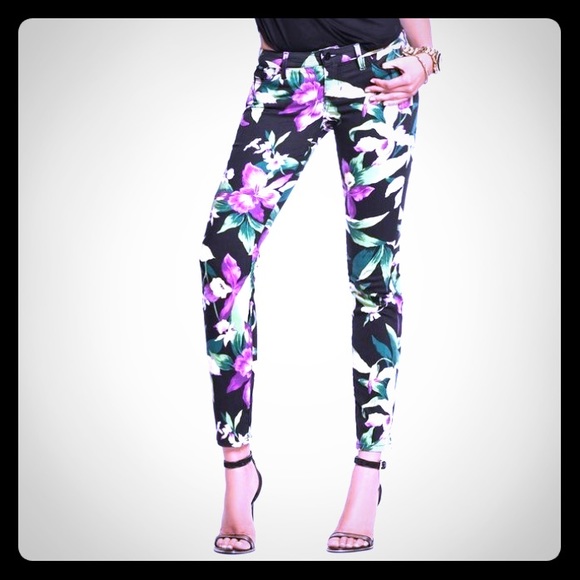 Guess Tropical Print Kate Jean Legging