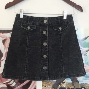 Urban Outfitters Grey Button Up Skirt