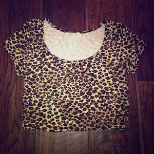 Cheetah print Crop Top