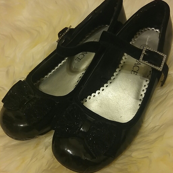 Children's Place Black Dress Shoes