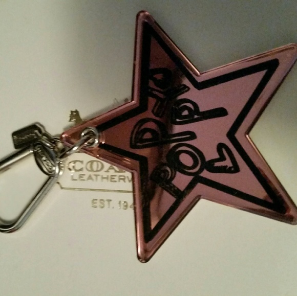 Pink star hangtag