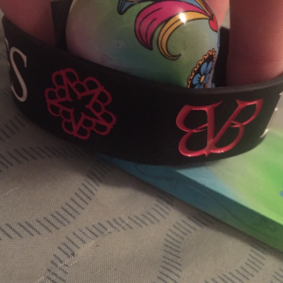 Nwot black veil brides band bracelet