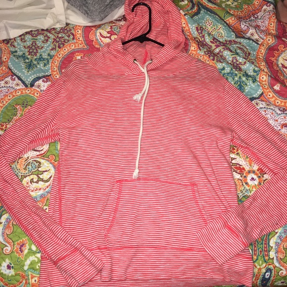 Striped hoodie