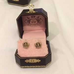 Juicy Couture Crown Earrings