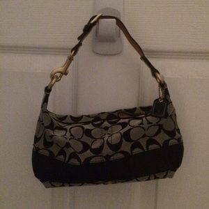 Coach authentic signature mini purse