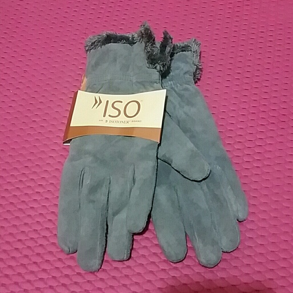 NWT Leather Lined Gloves