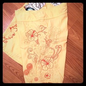 Vintage Yellow board shorts