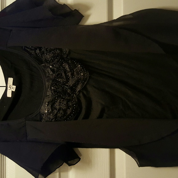 Black dressy shirt