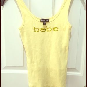 Bebe logo tank top