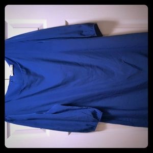 Gorgeous 3/4 length sleeve blue dress