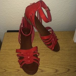 Red Pacsun Sandals