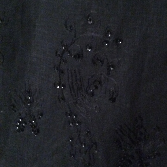 💚100% Linen and Lined and Embellished Pencil