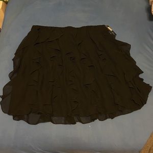 Skirt - Black Ruffles