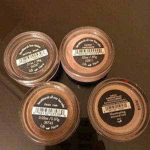 Bare minerals make up