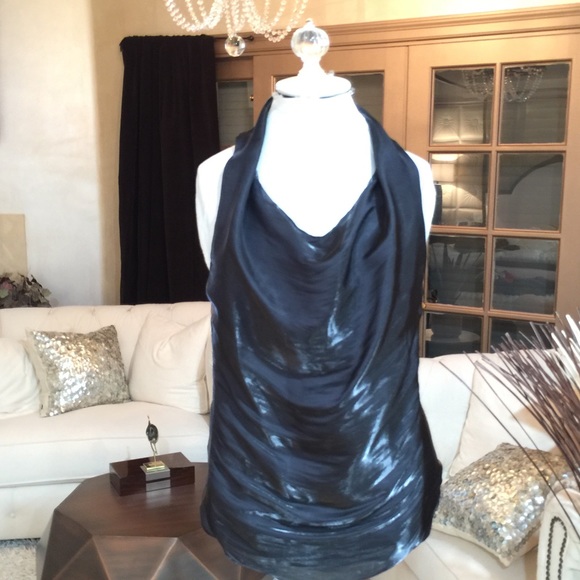 🚫SOLD🚫   Helmut Lang Shimmery Halter Top, Size M