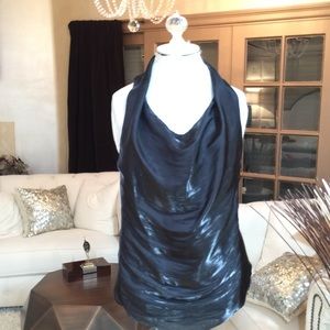 🚫SOLD🚫   Helmut Lang Shimmery Halter Top, Size M
