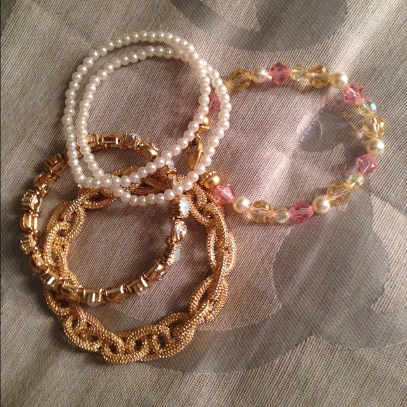 **LAST DAY** 5 X bracelets including Swarovski