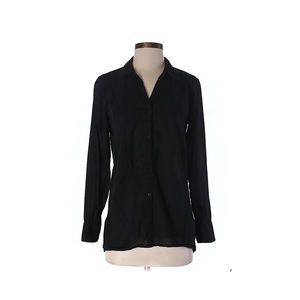 H&M Long Sleeve Button-Down Shirt / V-Neck Blouse