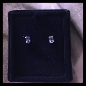 Tanzanite studs