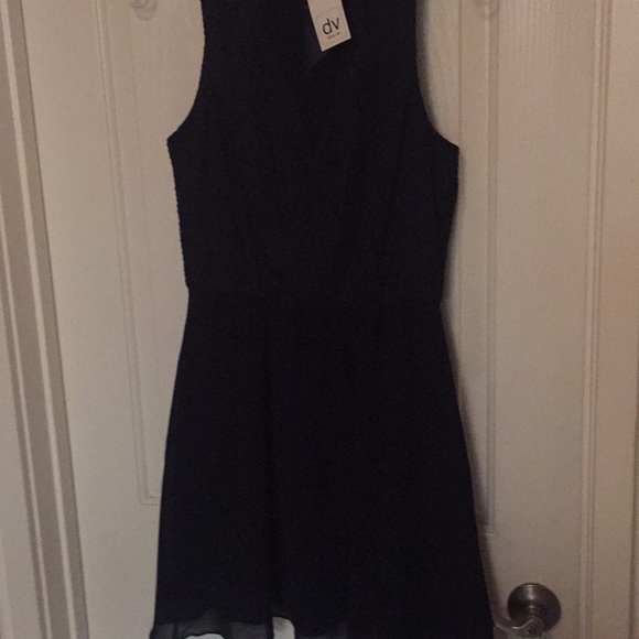 Dolce vita little  black dress chiffon skirt
