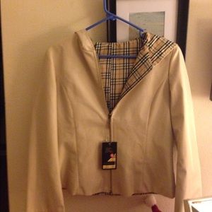 Authentic Burberry Reversible Coat NWT