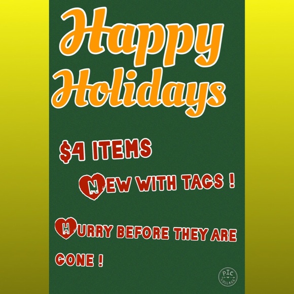 $4 items final price !