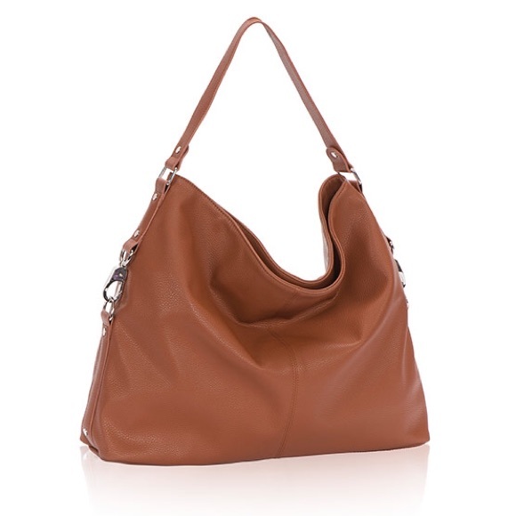 FASHION GAMES purse in COGNAC WOODS PEBBLE