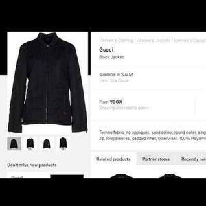 Gucci Women's Black Puff Jacket