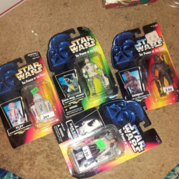 NWT 4 star wars 1996 figures