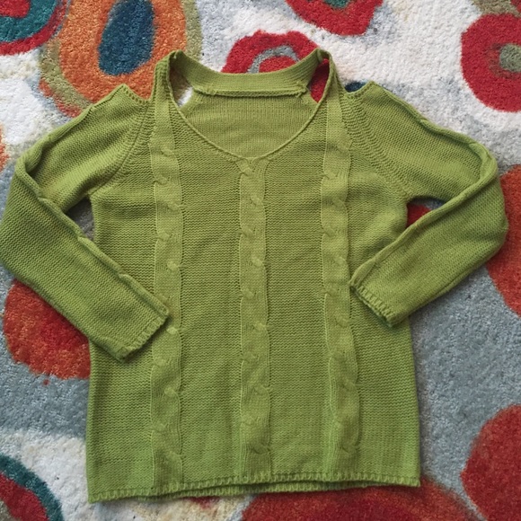 Cozy Green Sweater free size