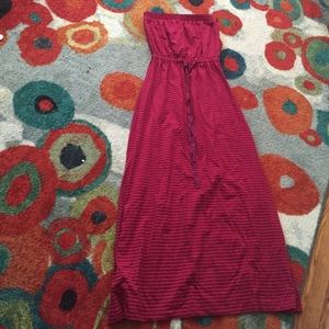 NWT Ann Taylor Loft Striped Maxi Dress size Medium