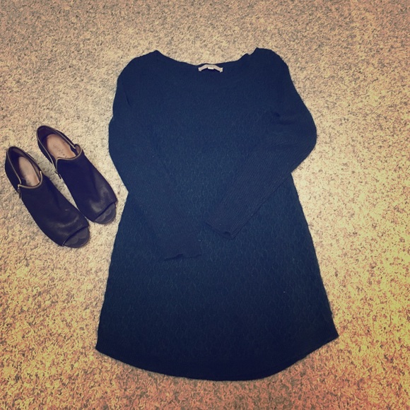 Loft green sweater dress