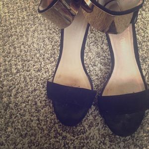 Aldo ankle black heels