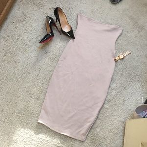 FashJonn nude dress. Size6