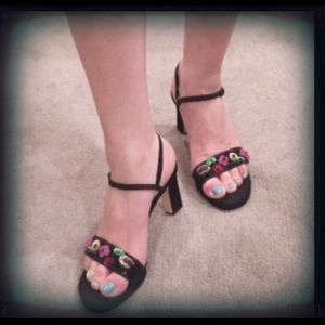 Caparros Black Heels