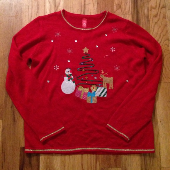 Red Ugly Christmas sweater