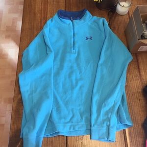 Under armour pull over light blue