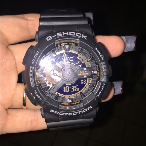 G shock watch.