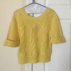 Yellow sweater