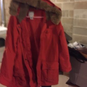 Orange old navy winter coat