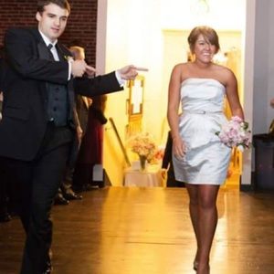 Silver Bridesmaid Dress or evening dress!